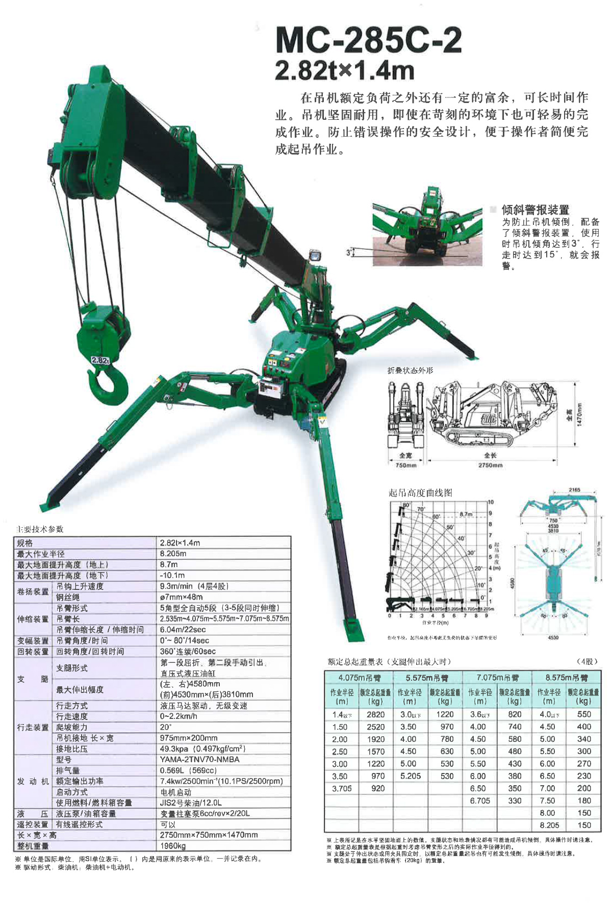 Mini吊機(jī)MC285C-2